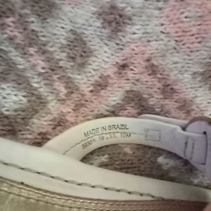 TORY BURCH T-Sandals, size 10, cream colored